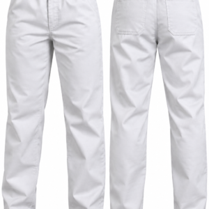 calça de brim na cor branca